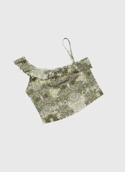 Tapestry One Shoulder Bikini Set